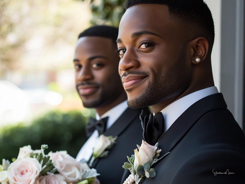 Couple celebrating their civil ceremony in Washington, DC, officiated by Starlene, providing personalized and professional officiant services.