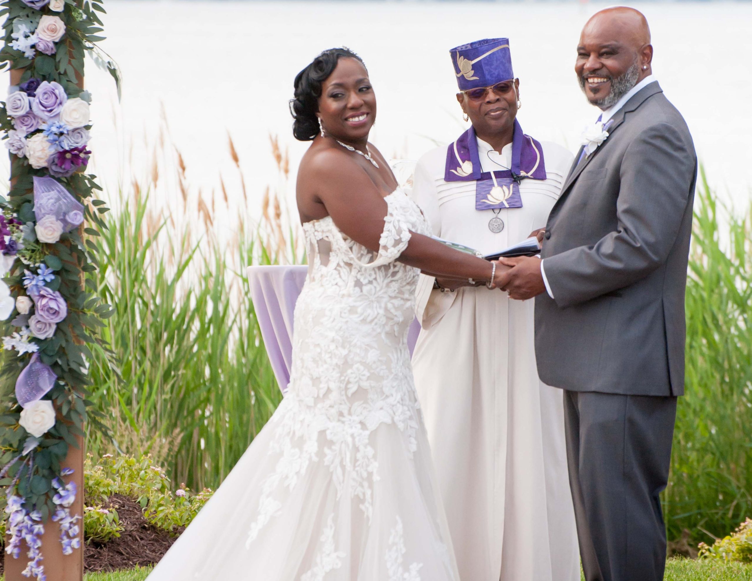 md marriage wedding officiant waterfront maryland