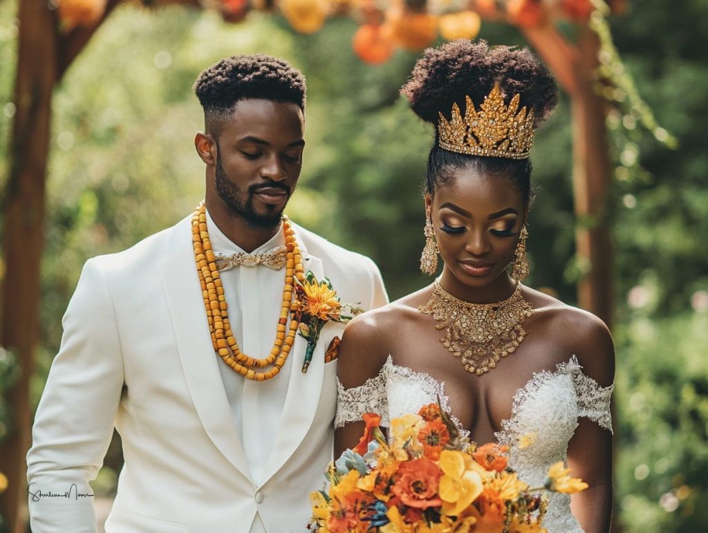 Couple celebrating a spiritual ceremony with officiant Starlene, offering personalized and meaningful services in DC, MD, and NoVA