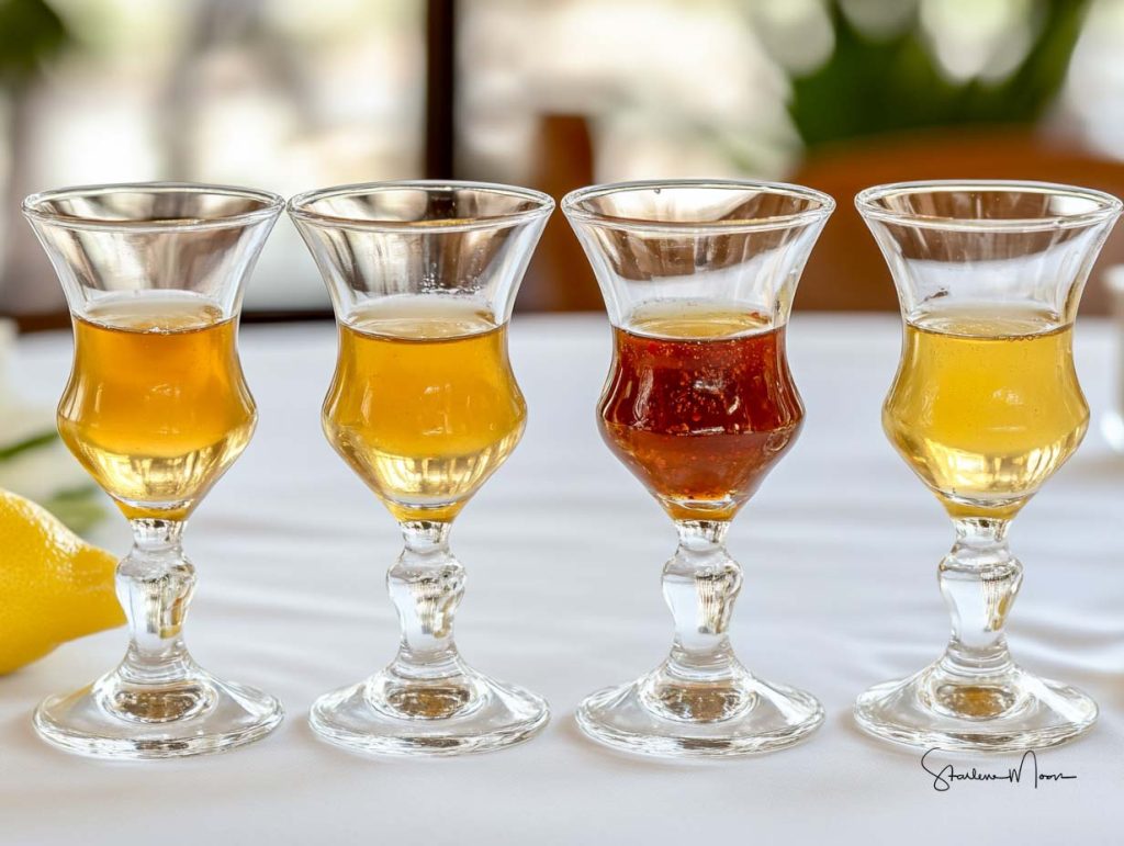 DC officiant Starlene J. Burns leading a Tasting the 4 Elements ceremony, symbolizing passion, bitterness, sweetness, and sourness.